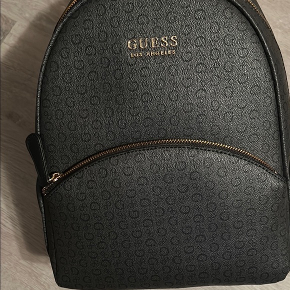 Guess Black Backpack with Gold Accents - Picture 1 of 1